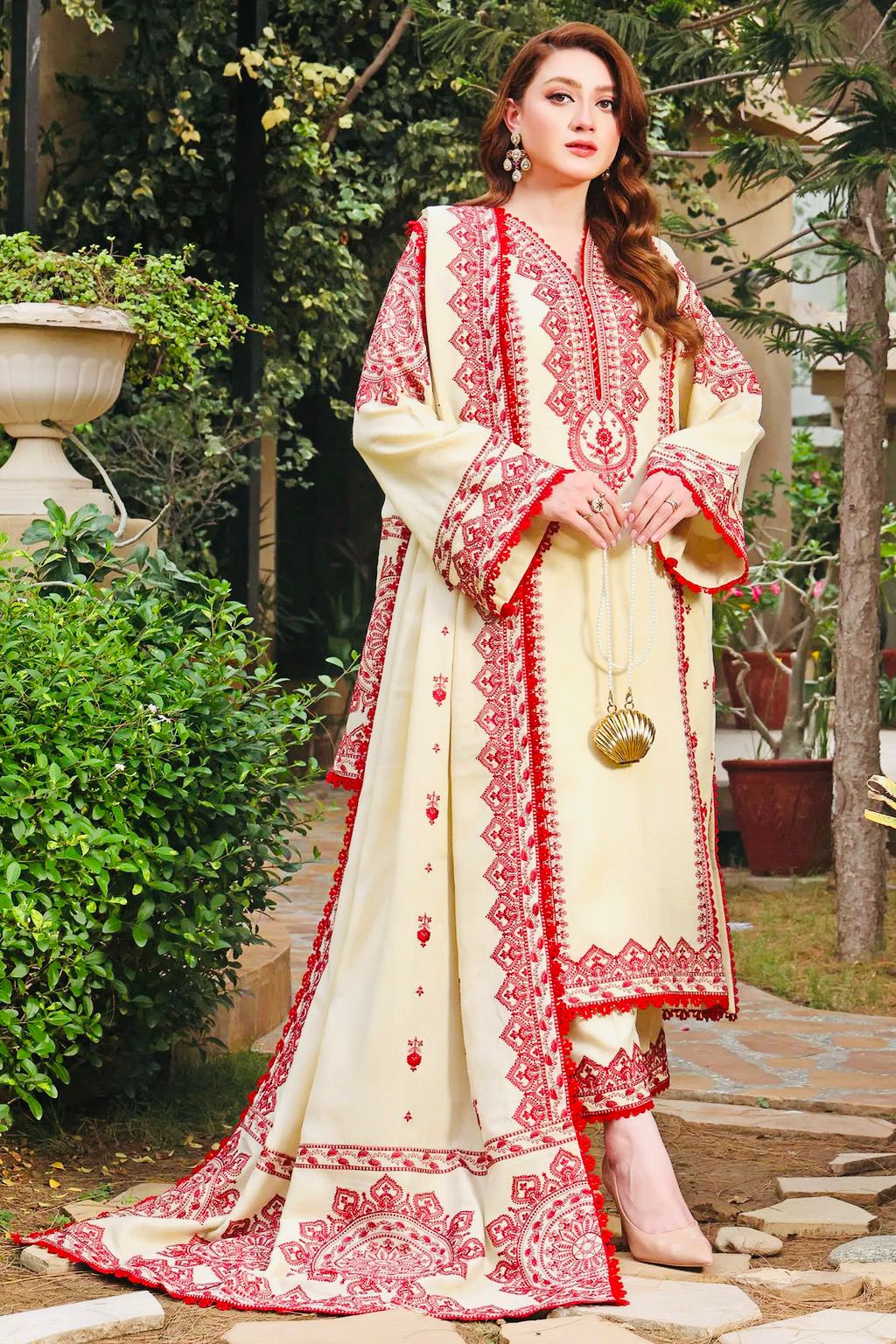 ANEELA 3pc Wedding Winter Collection