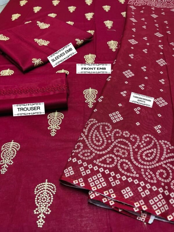 *ALHAMDULILAH*  /CROSS STITCH 3pc Summer Casual Collection